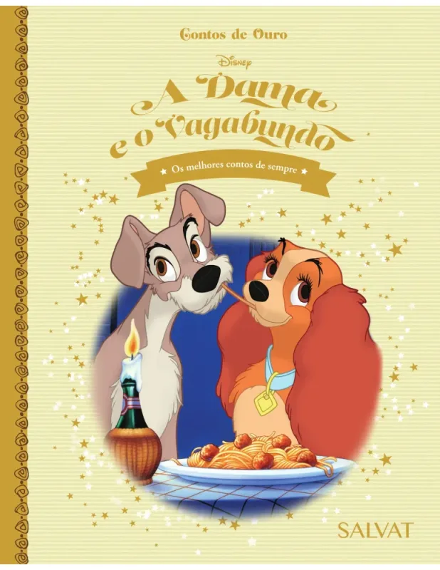 LIVRO DISNEY CONTOS DE OURO ED. 31 - A DAMA E O VAGABUNDO