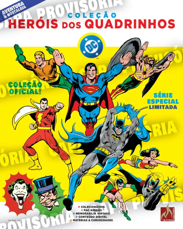 ASSINATURA COLEÇÃO HEROIS DOS QUADRINHOS DA DC