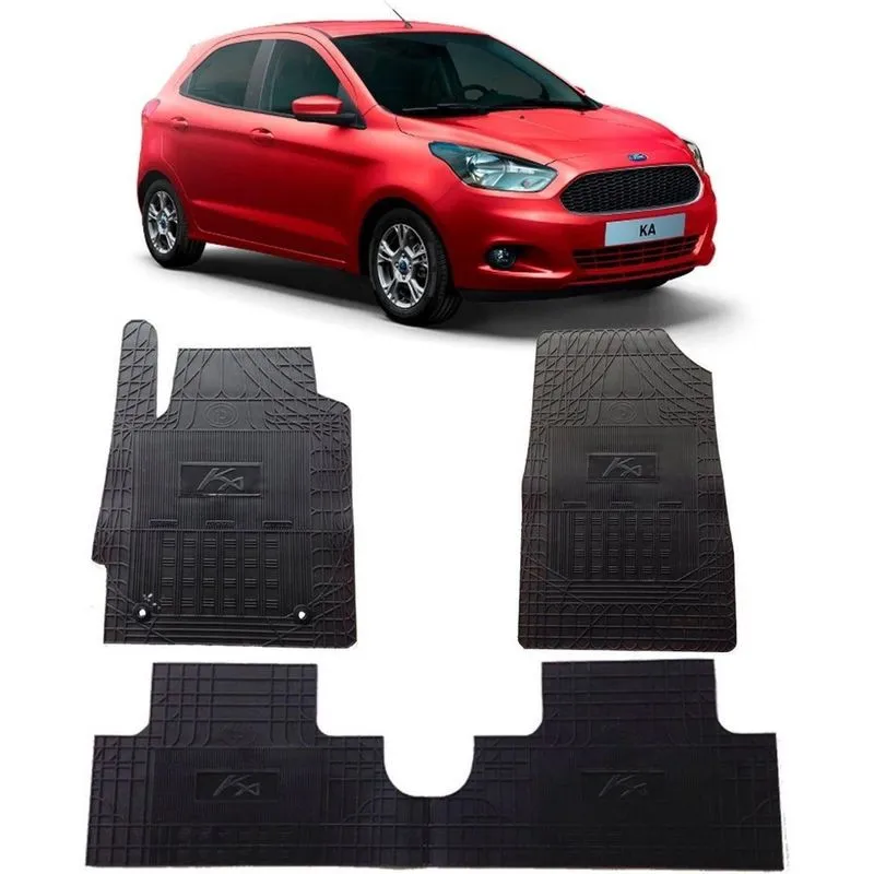 Jogo Tapete Interno Ford Ka Hatch Ou Sedan 2014 Em Diante