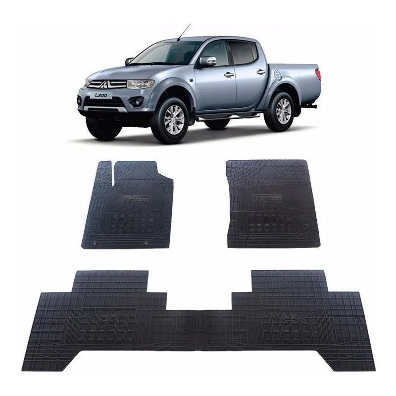 Tapete Interno Reforçado Mitsubishi L200 Triton 08 A 19