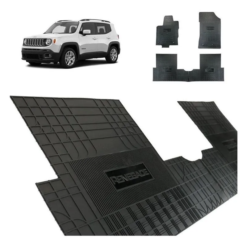 Jogo Tapete Interno Reforçado Jeep Renegade 2015 A 2019