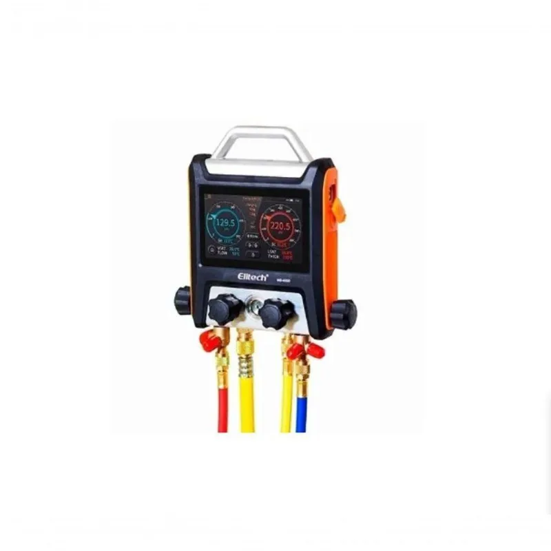 Manifold Digital Com Vacuômetro Bluetooth Elitech 4-vias Ms-4000