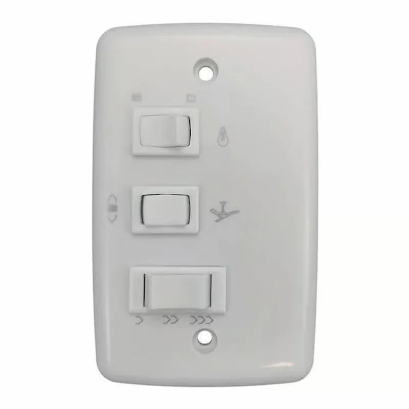 Chave Para Vent 3v 220v 1 Lamp 1+1,5 Ufx 250 Vac