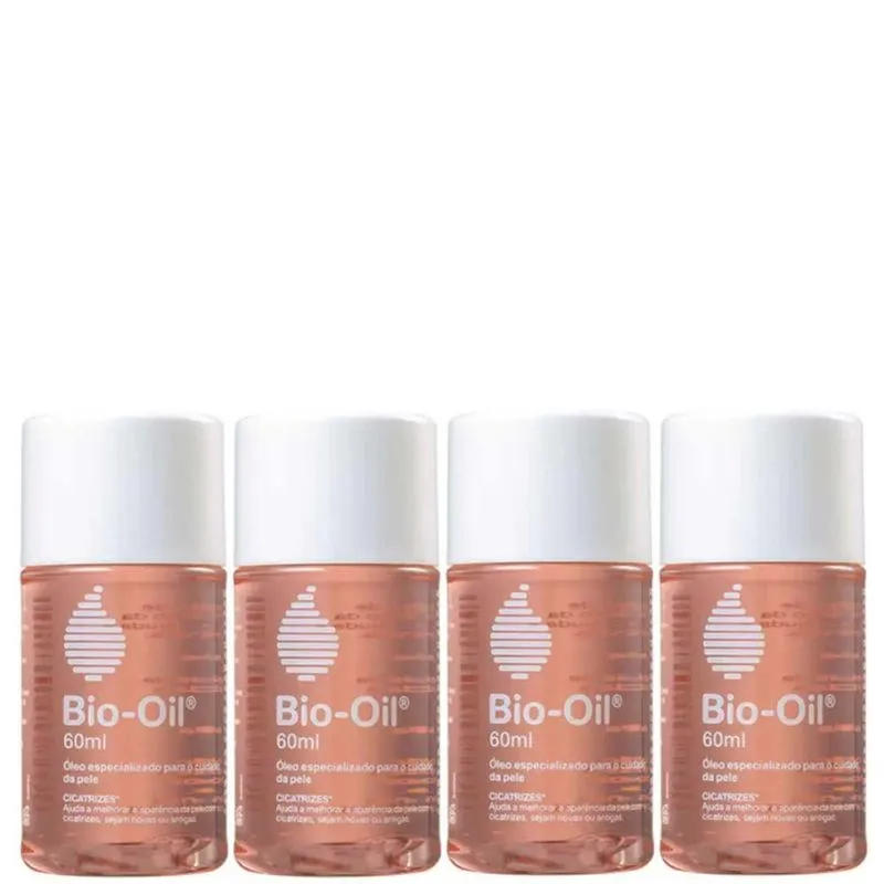 Kit 4 Oleo Corporal Bio-oil 60ml
