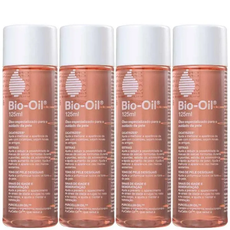 Kit 4 Oleo Corporal Bio-oil 125ml