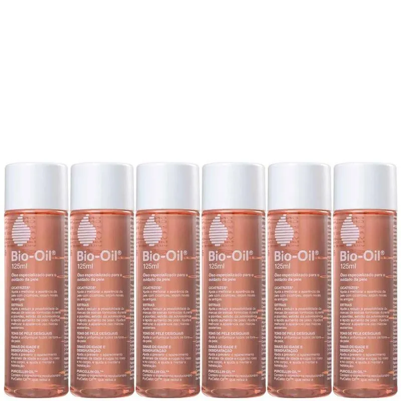 Kit 6 Oleo Corporal Bio-oil 125ml