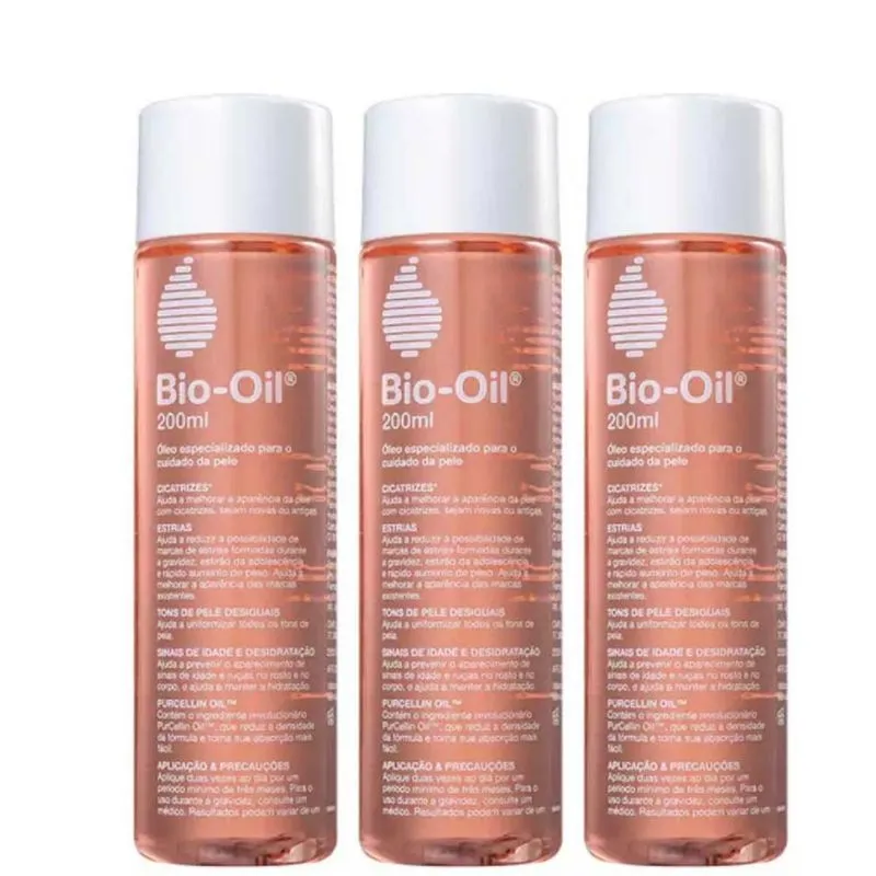 Kit 3 Oleo Corporal Bio Oil 200ml