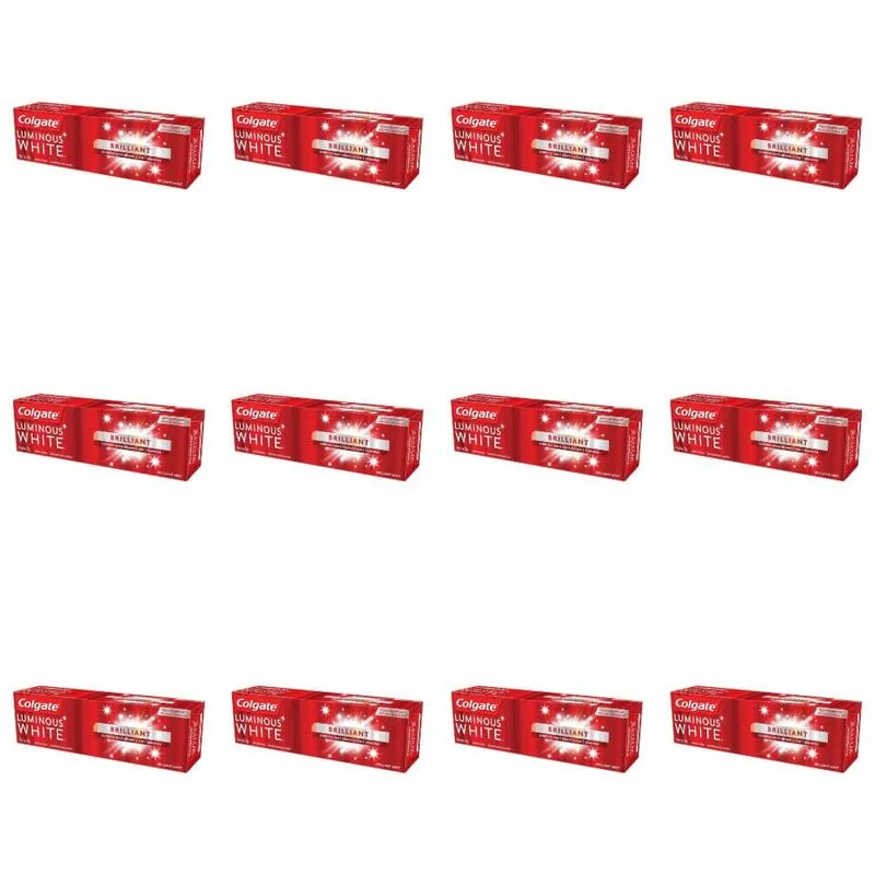 Colgate Luminous White Creme Dental 70g (kit C-12)