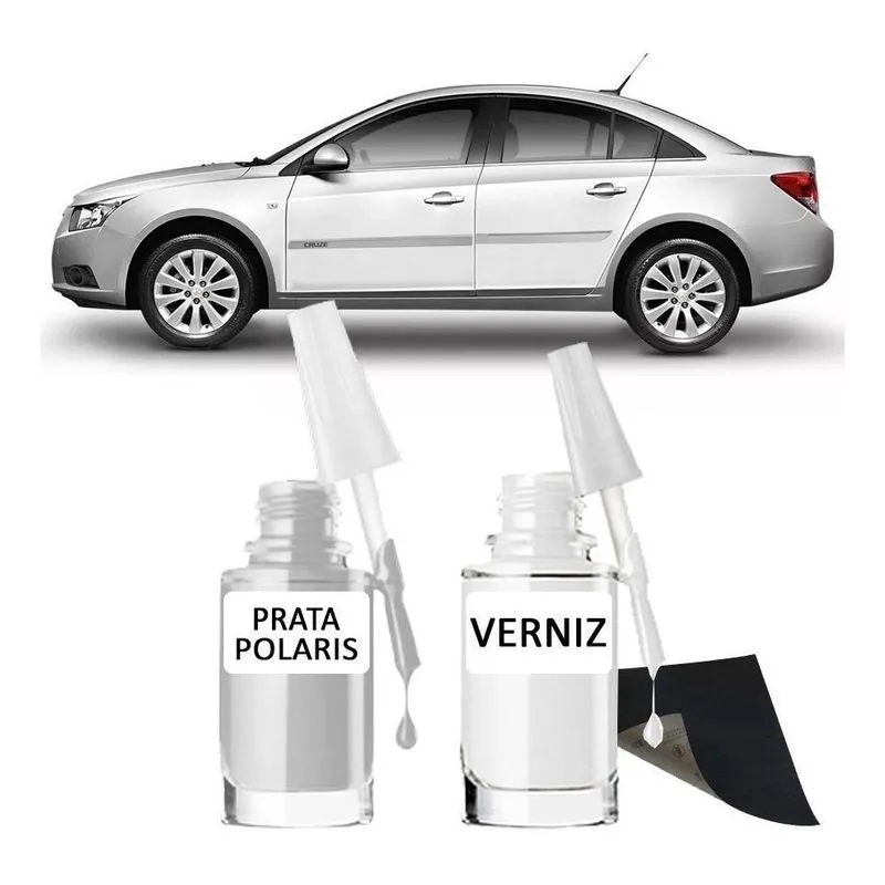 Tinta Retoque Tira Risco Prata Polaris Gm Prata Polares Gm