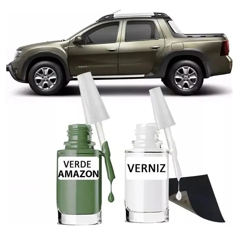 Tinta Tira Risco Automotivo Cor Verde Amazon Verde Amazonia