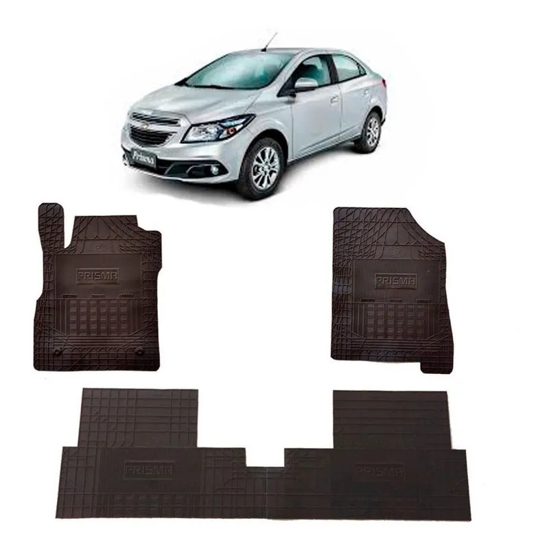 Jogo Tapete Interno Reforçado Chevrolet Prisma 2013 A 2020