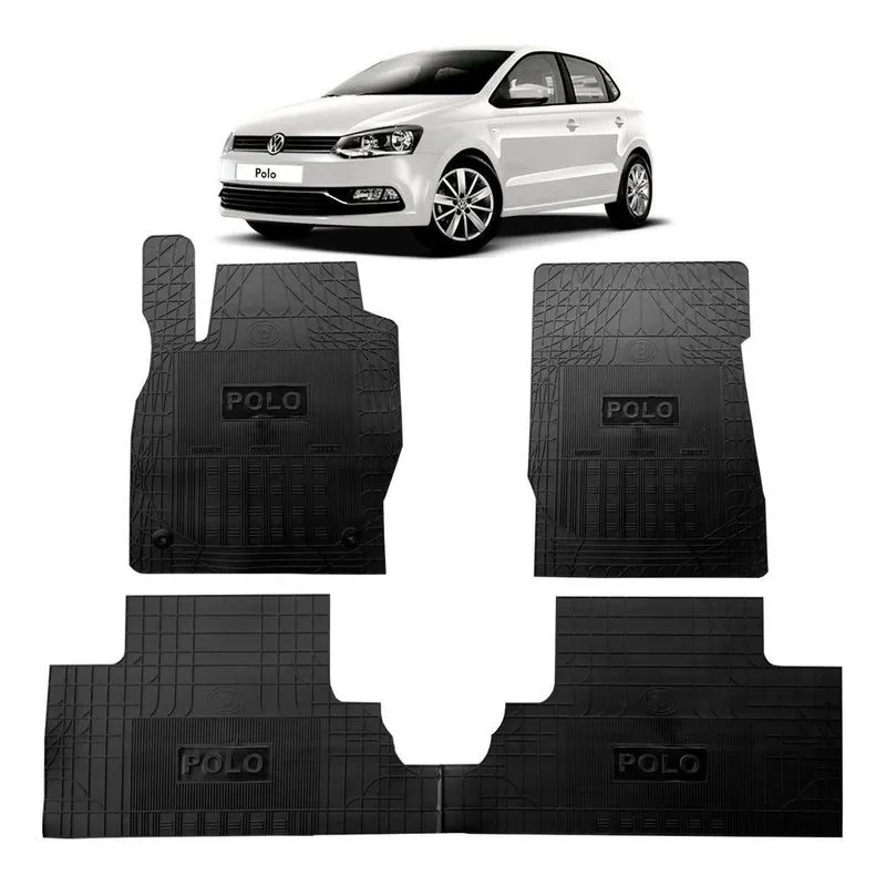 Jogo Tapete Interno Reforçado Vw Novo Polo 2018 Em Diante