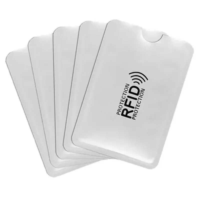 5 Envelopes Cartão Debito Credito Bloqueador Rfid Anti-furto