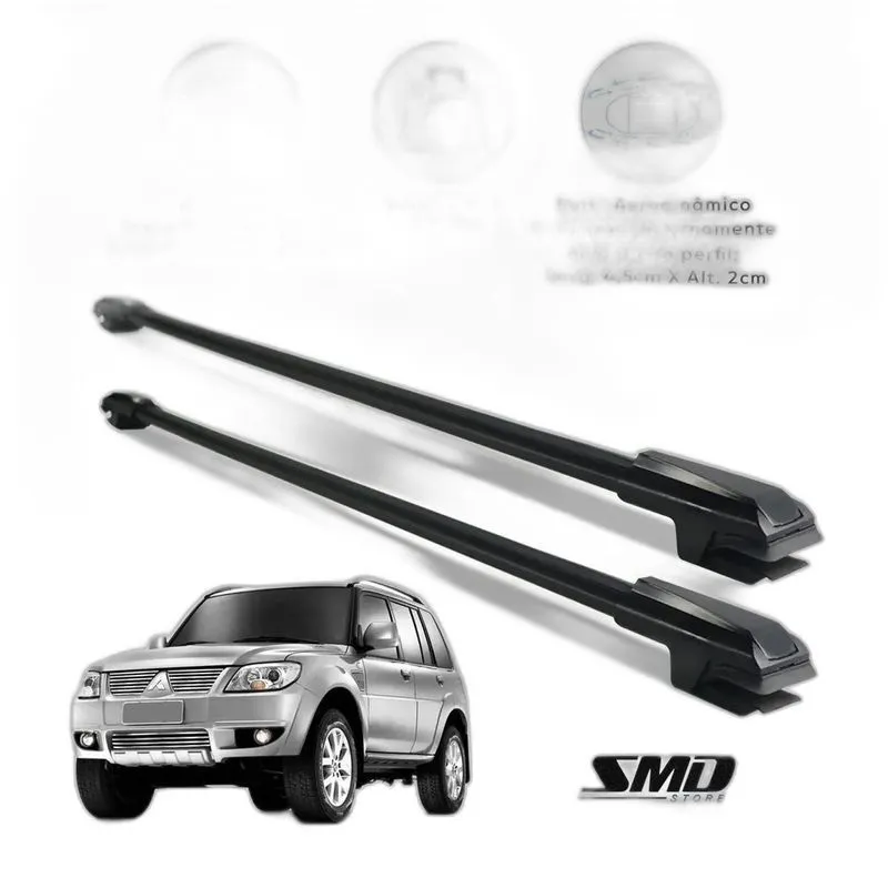 Rack Travessa Teto Mitisubishi Pajero Tr4 2010 A 2016 Preto