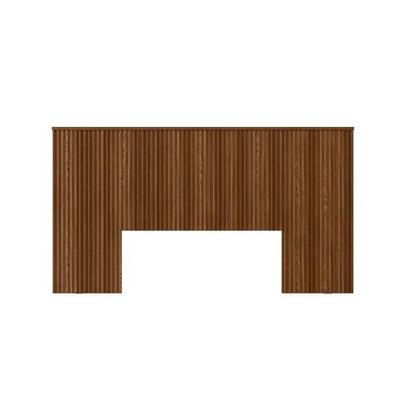 Cabeceira Casal Painel Laranjeiras com Frame 2.4 Ripada Freijó Linea