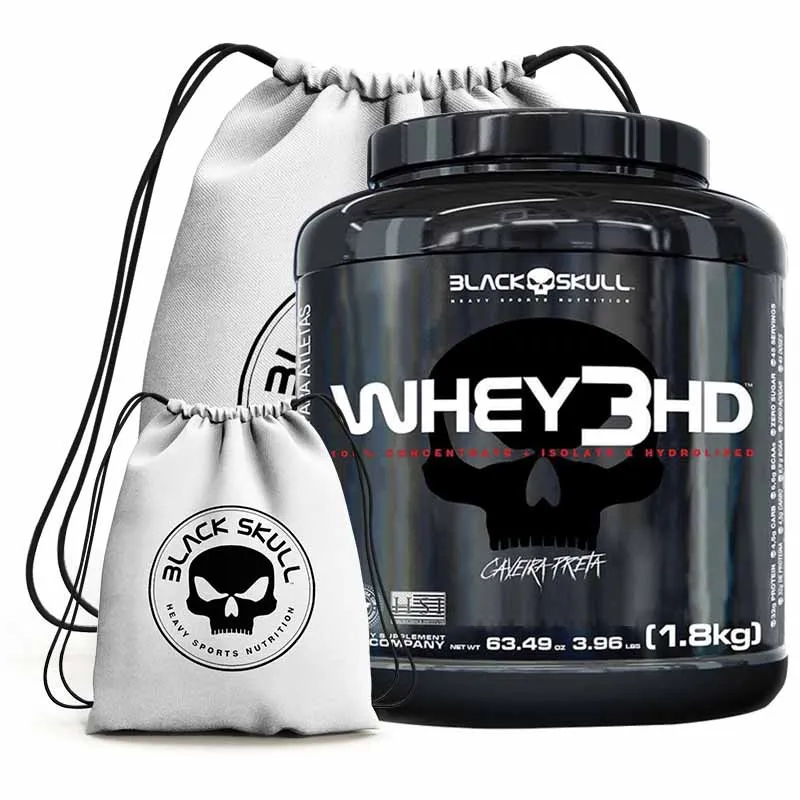 Whey 3Hd 1.8Kg + Mochila - Black Skull (Chocolate)