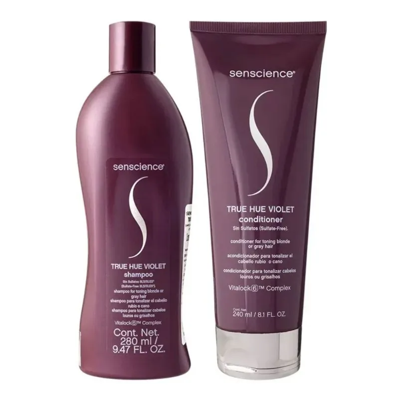 Kit Senscience True Hue Violet - Shampoo 280ml + Condicionador 240ml