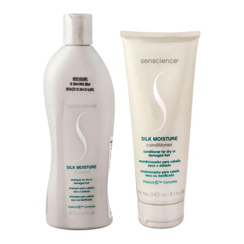 Kit Senscience Silk Moisture - Shampoo 280ml + Condicionador 240ml