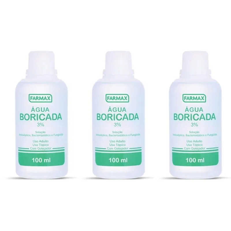 Farmax AGua 3% Boricada 100ml (Kit C-03)