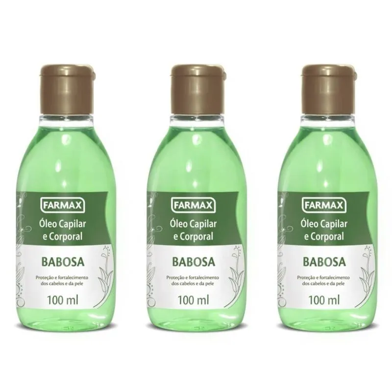 Farmax OLeo De Babosa 100ml (Kit C-03)