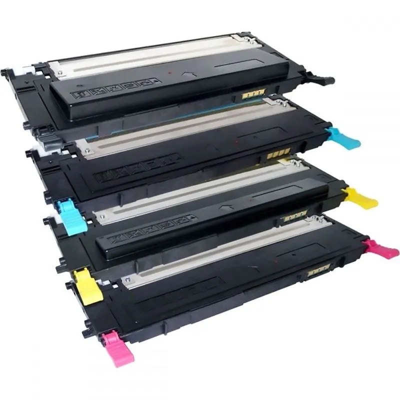 Kit Colorido 4 Cores Para Toner Compatível Samsung Clt-407 407s Clp-320 320n Clp-325 325w 3180 3185 3185n 3185fn 3185fw