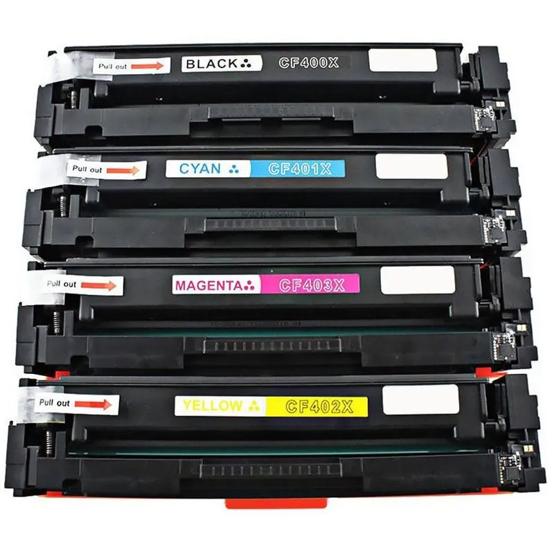 Kit Colorido de Toner Compatível Marca Premium 4 Cores para M277N M277DW M252 M252N M252DW M274 252N