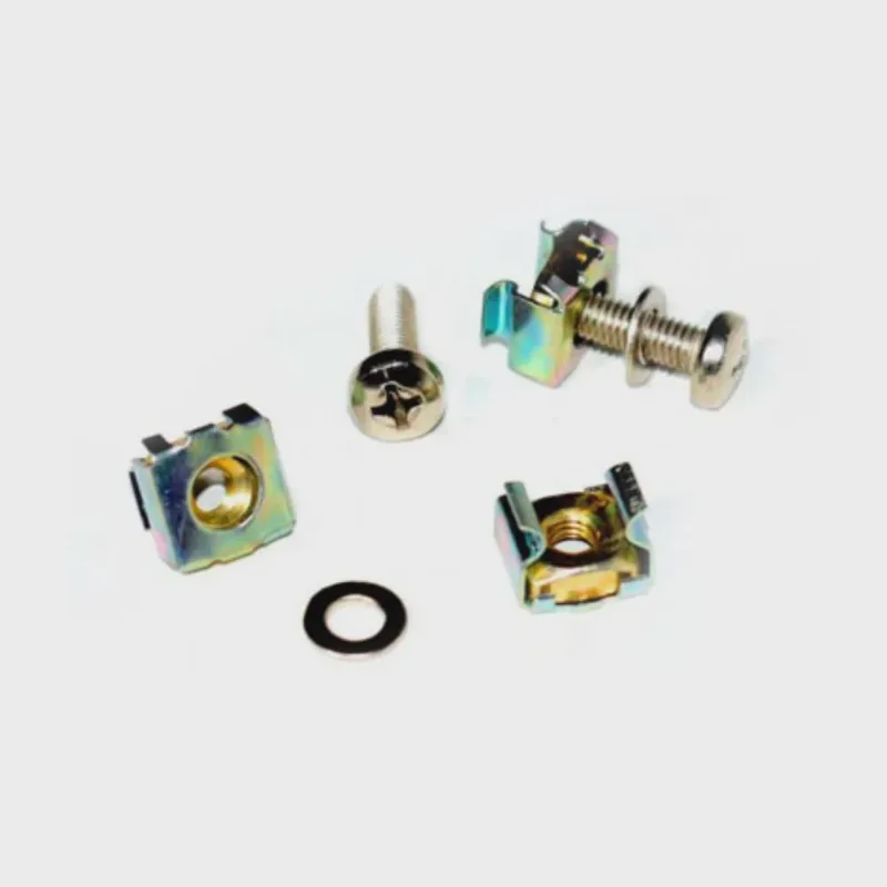 Kit 50 unidades por Kit Parafuso/Porca/Arruela Gaiola M5 Bicromatizado