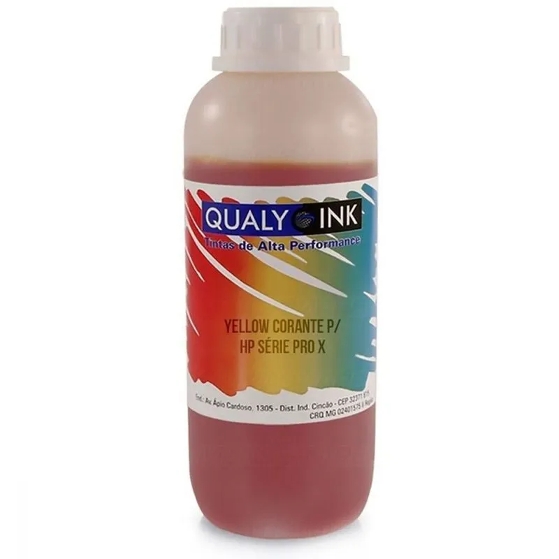 Tinta Corante YC4H-1492 HP Officejet Pro X AM Refil 1 KG