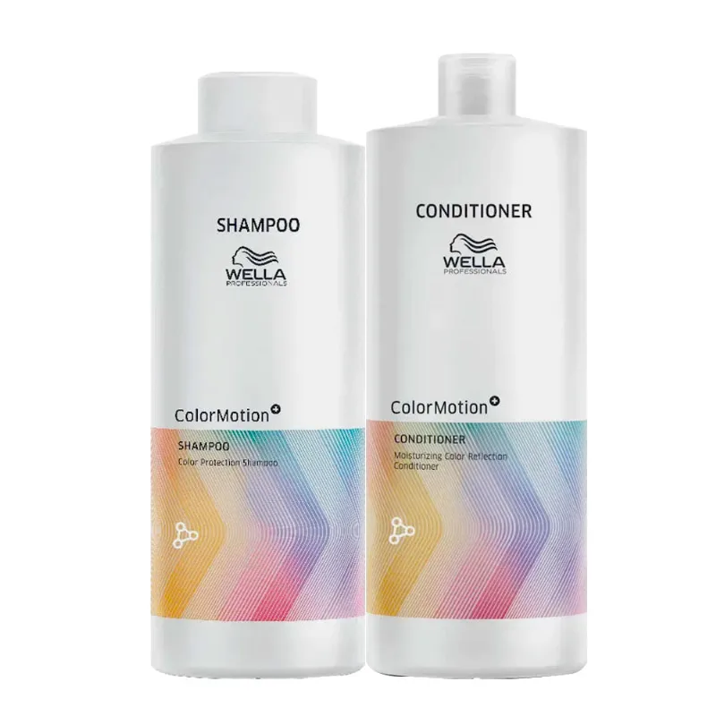 Kit Wella Color Motion - Shampoo 1000ml + Condicionador 1000ml