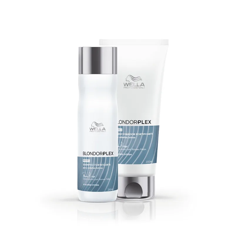 Kit Wella Blondorplex - Shampoo 250ml + Condicionador 200ml