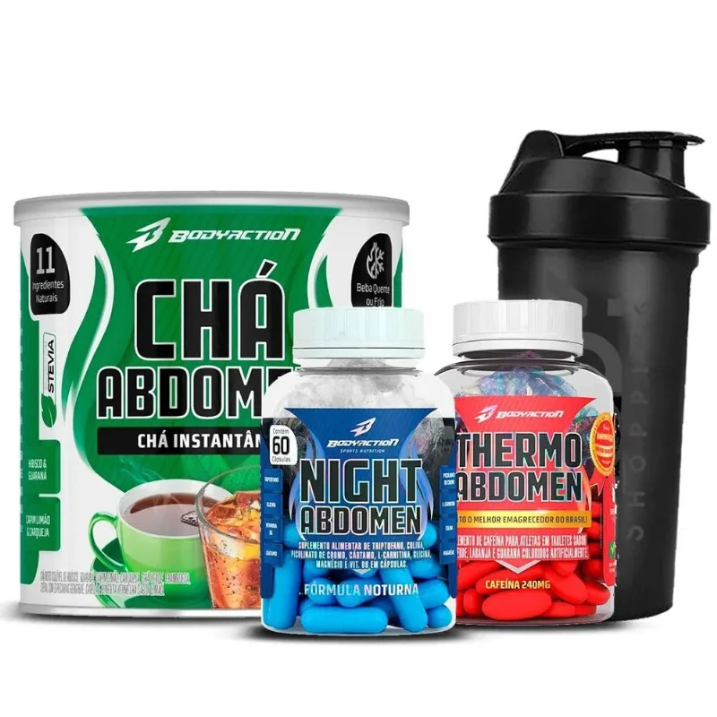Thermo + Night Abdomen + Cha Diuretico + Shaker Body Action