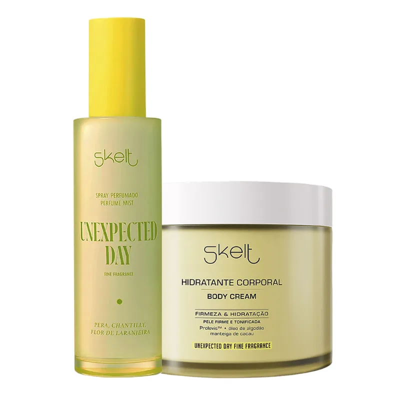 Kit Skelt Unexpected Day - Body Mist 100ml + Hidratante Corporal 200g