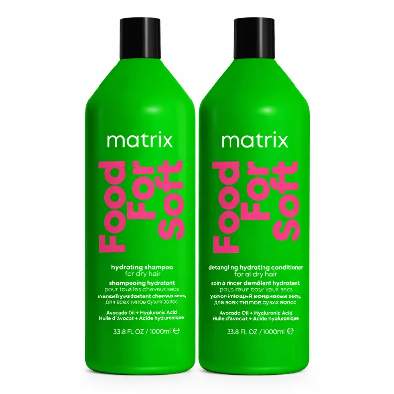 Kit Matrix Food for Soft - Shampoo 1L + Condicionador 1L