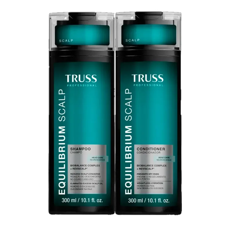 Kit Truss Equilibrium Scalp RPK - Shampoo 300ml + Condicionador 300ml