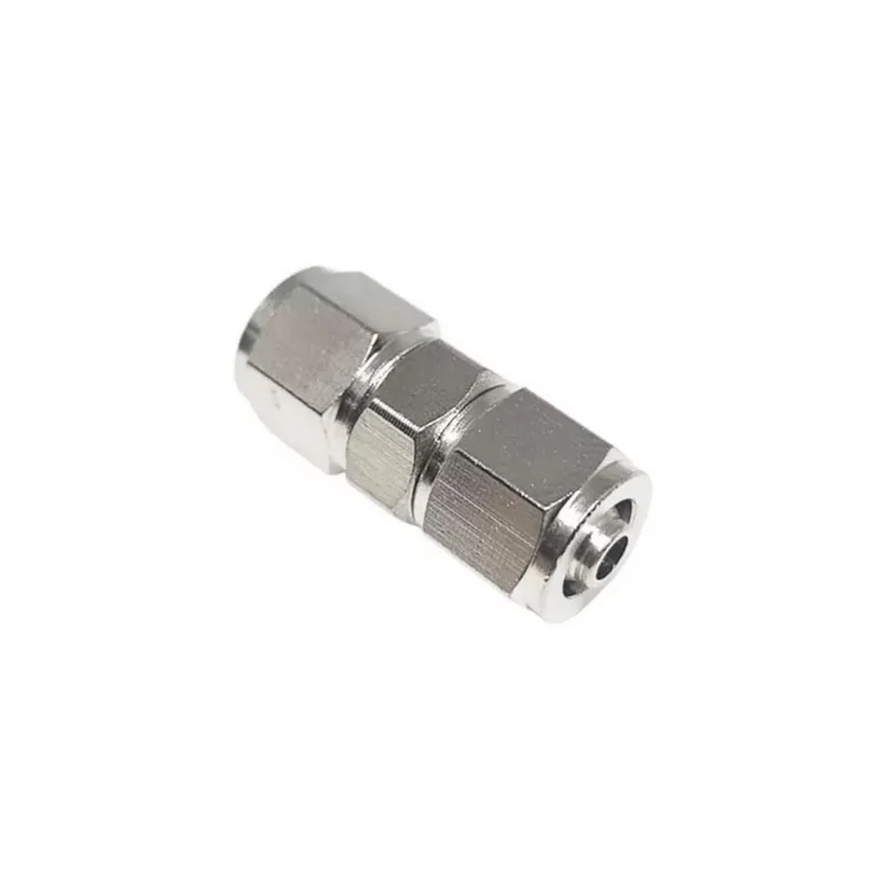 Conexão União Reta Metal Com Porcas 6Mm - Vb