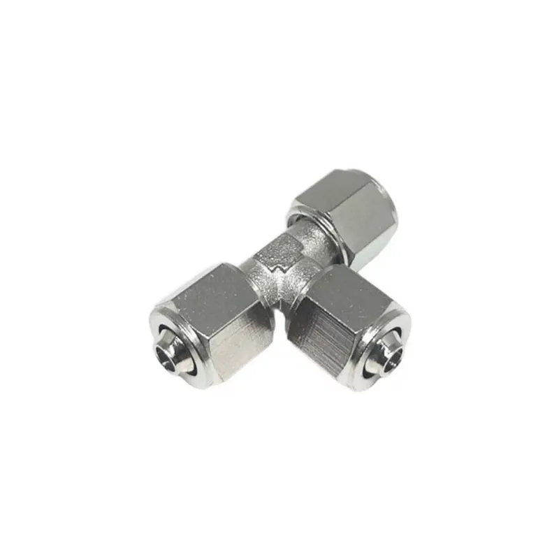 Conexão Tee Metal Com Porcas 6Mm - Vb