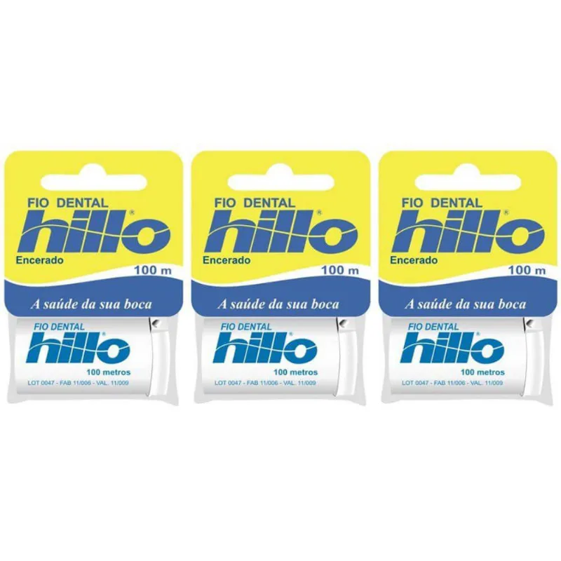 Hillo Fio Dental 100m (Kit C-03)