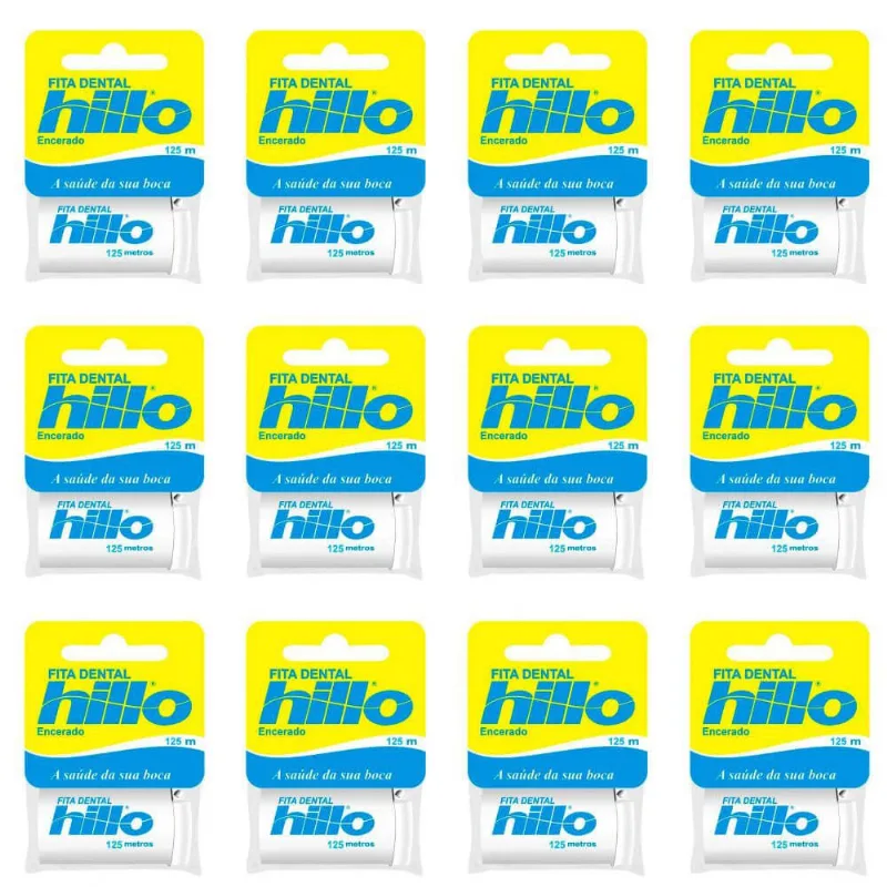 Hillo Fio Dental 125m (Kit C-12)