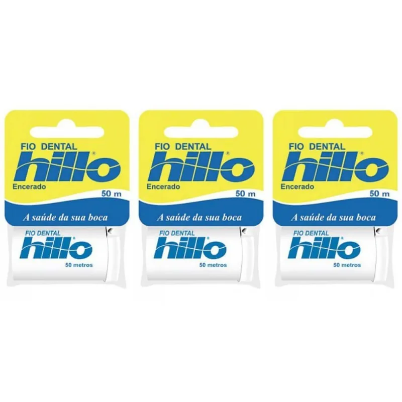 Hillo Fio Dental 50m (Kit C-03)