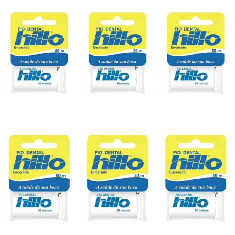 Hillo Fio Dental 50m (Kit C-06)