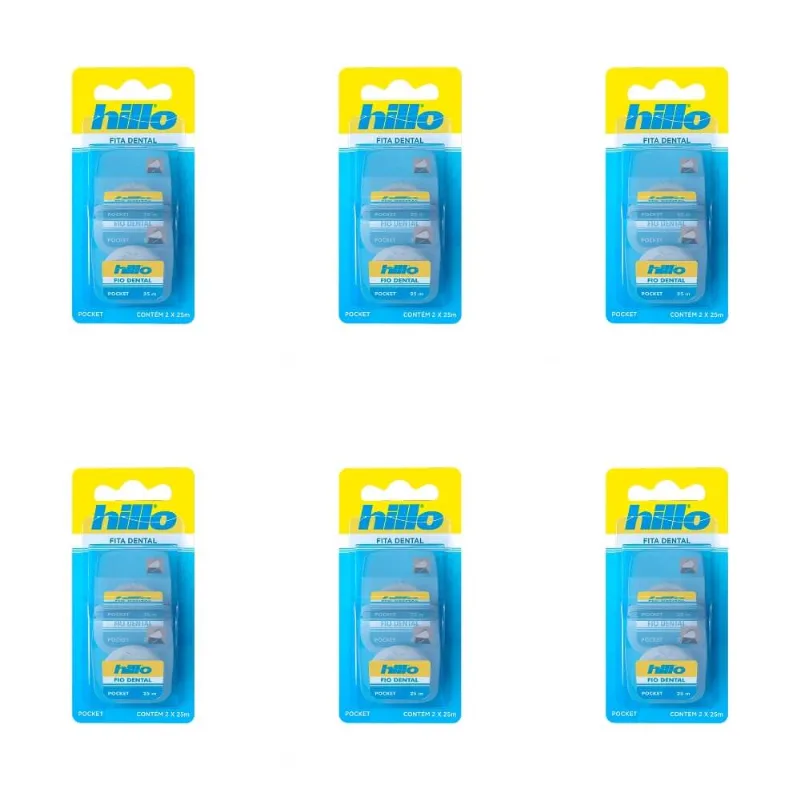 Hillo Pocket Fita Dental 2x25m (kit C-06)