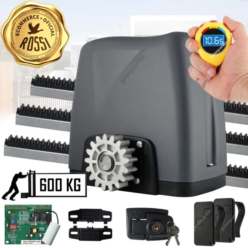 Kit Motor Automatizador Portão Deslizante Nano Turbo Rossi