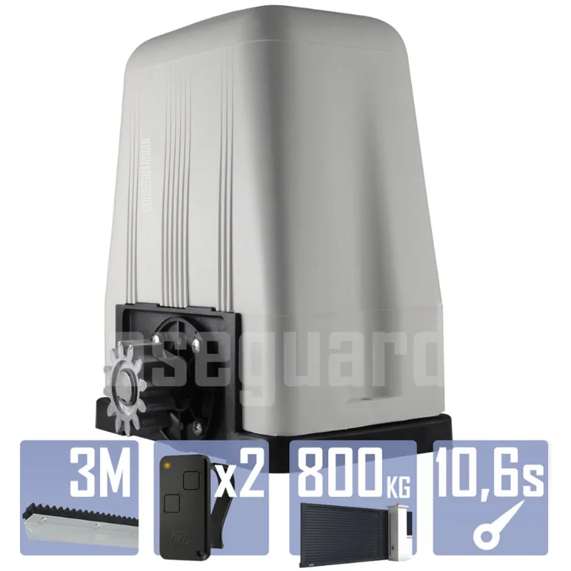 Kit Motor Portão Rossi Automatizador Deslizante Dz4 Sk Turbo