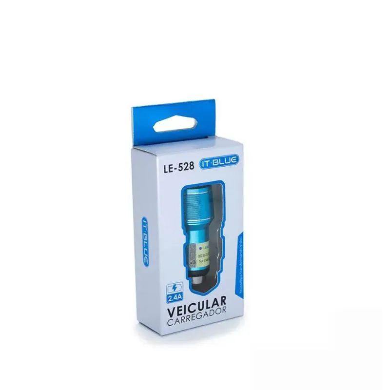 Carregador Veicular Metal Le-528 2.4a