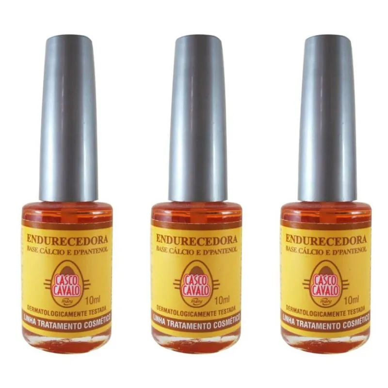 Maru Casco Cavalo Fortalecedor De Unha Blister Pantenol 10ml (Kit C/03)