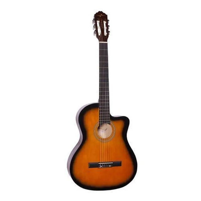 Violão Clássico Nylon Cut Eletrico Vogga Vce226nc Sunburst
