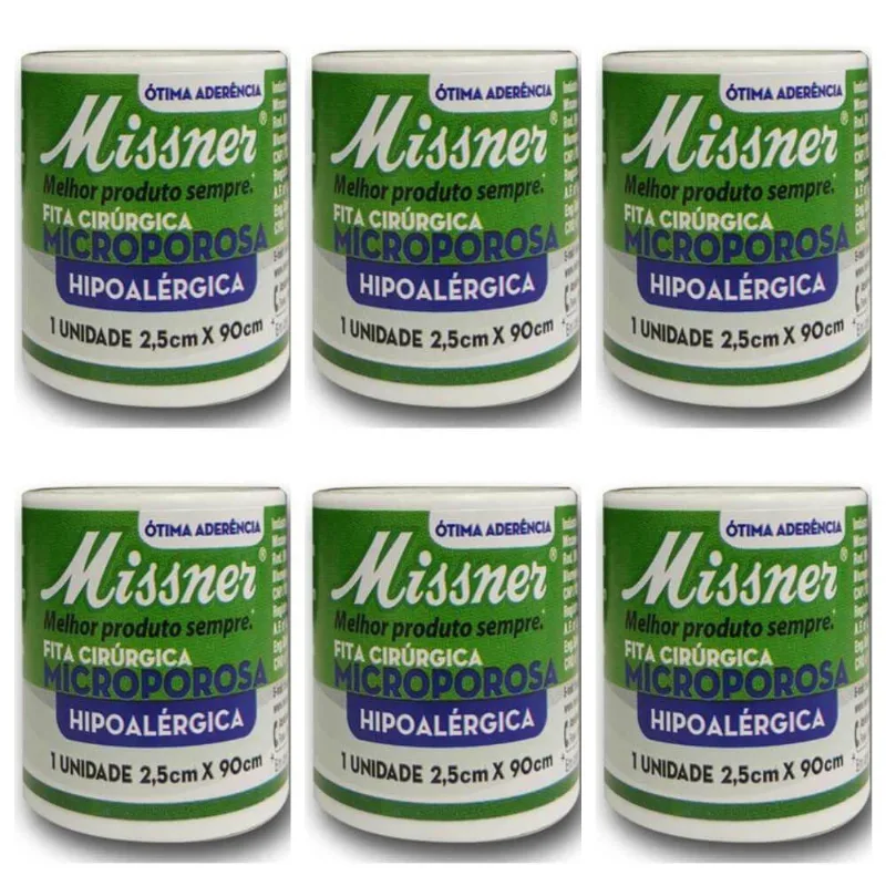 Missner Esparadrapo Micropore 2,5cmx90cm (Kit C-06)