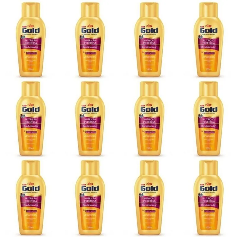 Niely Gold Nutricao Poderosa Condicionador 200ml (kit C-12)