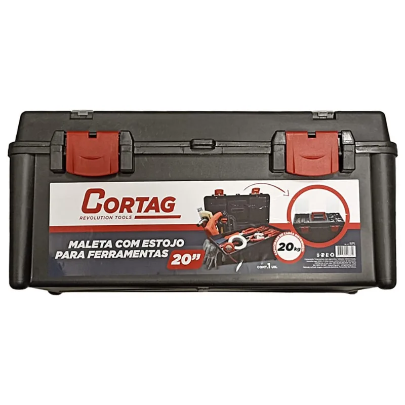 Caixa de Pvc 20 com Estojo e 1 Bandeja 62881 - Cortag