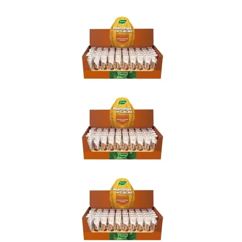 Pharma Manteiga de Cacau Hidratante Labial Bastao C-50 (Kit C-03)